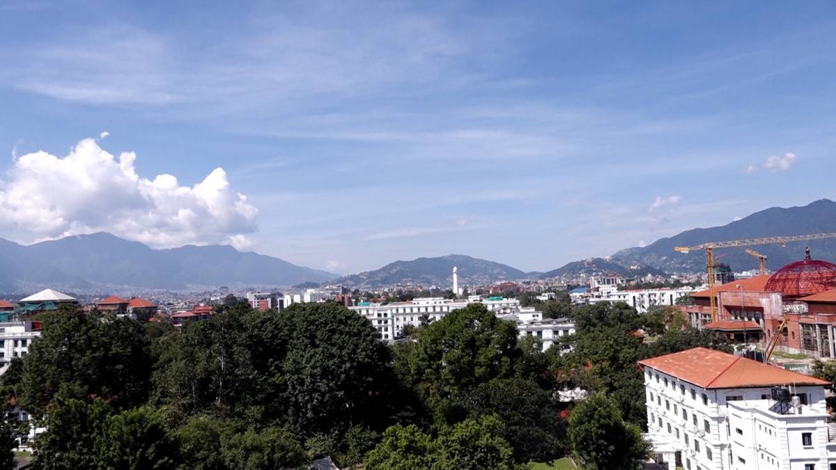 नेपालमा पश्चिम वायुको आंशिक प्रभाव,मुख्यतया मौसम सफा रहने