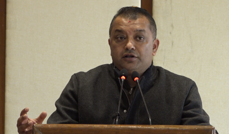 लोकतन्त्रको जग सुदृढ बनाउँदै समृद्ध नेपालतर्फ अघि बढ्न गगन थापाको आह्वान