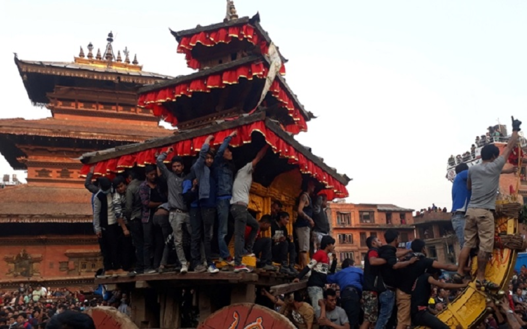 भक्तपुरमा आजदेखि बिस्केट जात्रा, ९ दिनसम्म चल्ने