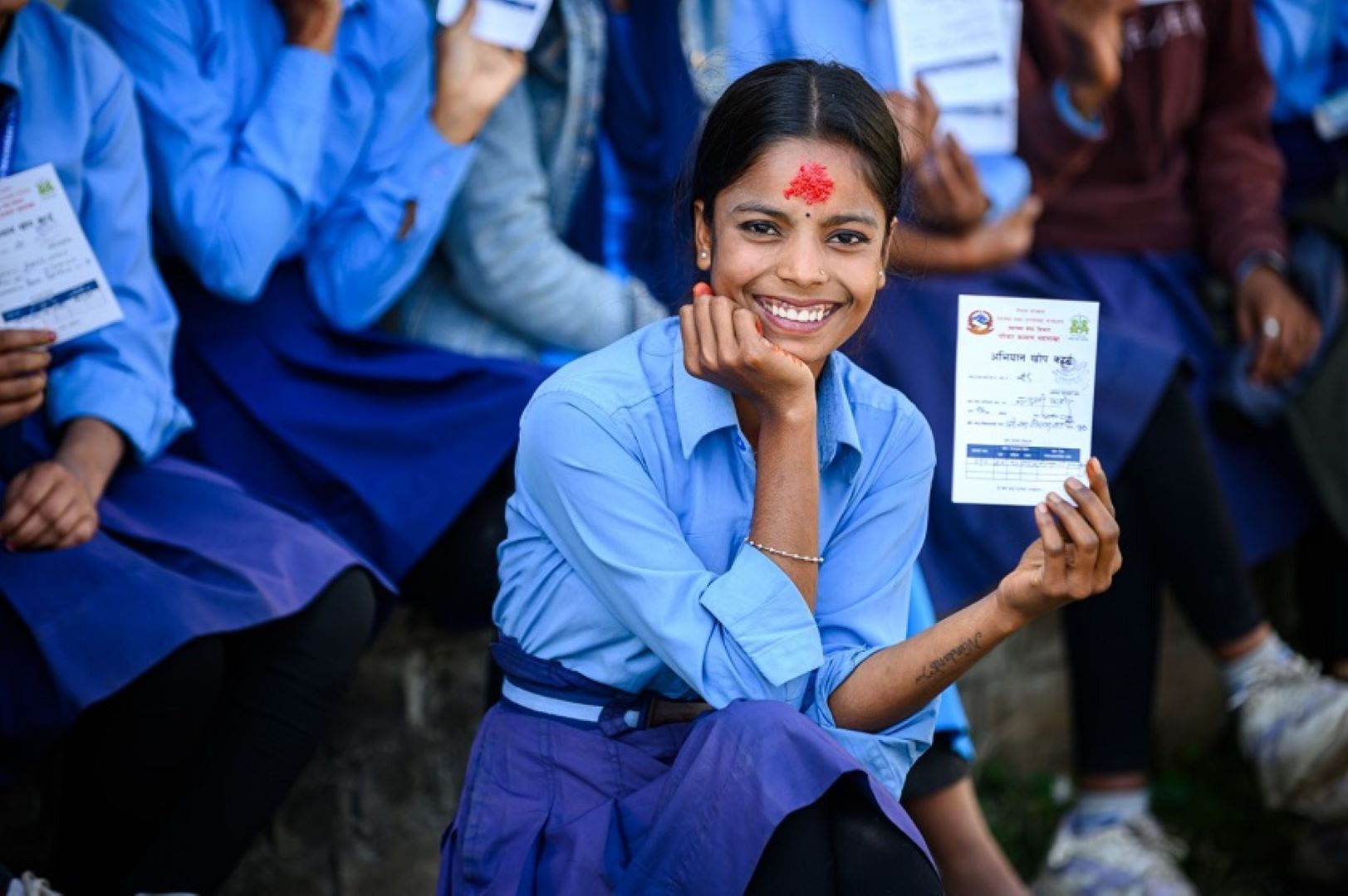 बाजुरामा १८ सय किशोरीलाई पाठेघर मुखको क्यान्सरविरुद्ध खोप लगाइँदै