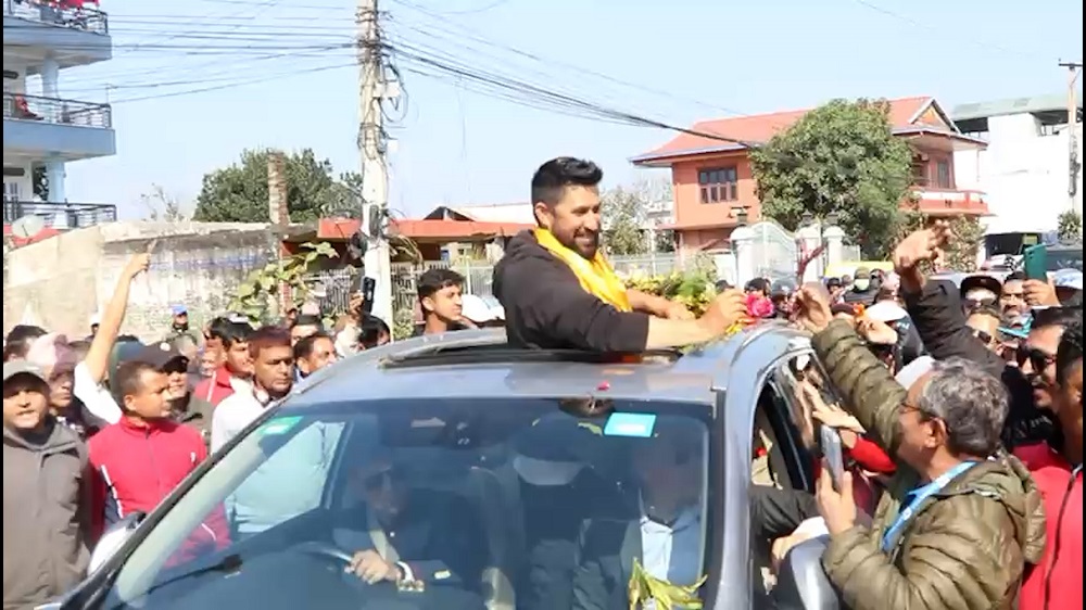 रवि लामिछानेको चुनावी कार्यक्रममा रोक